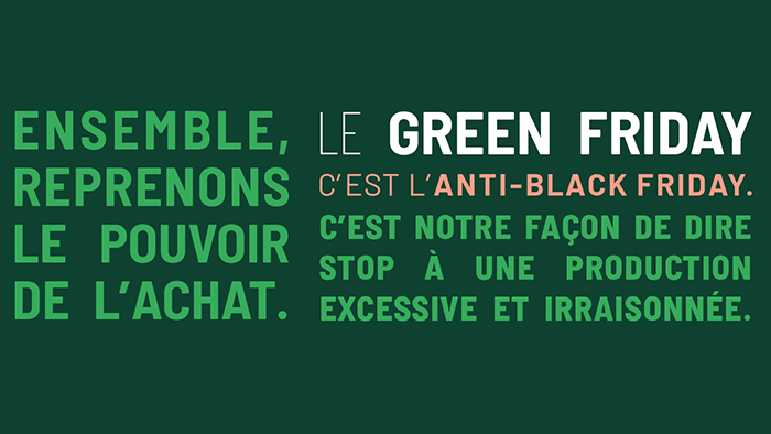 Manifeste du green friday