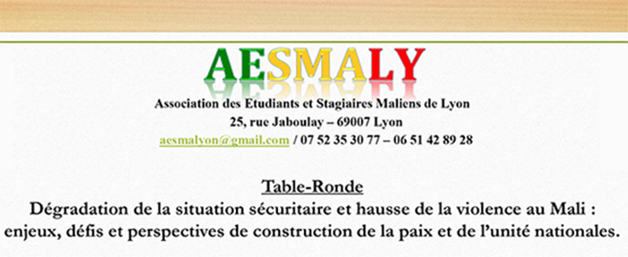 Table-ronde AESMALY