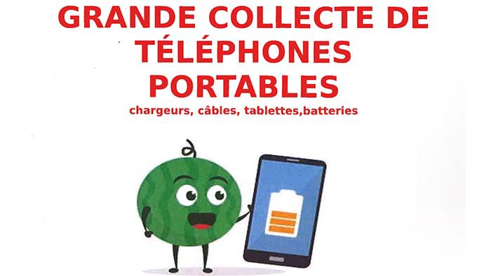 collecte téléphones portables