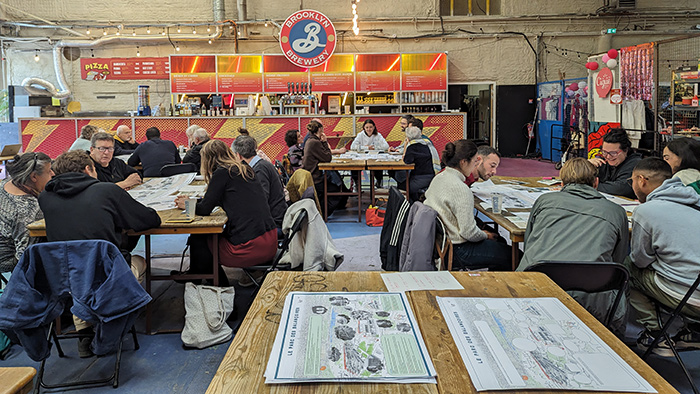 Concertation sur le futur parc des balançoires du 7e à la Cité des Halles