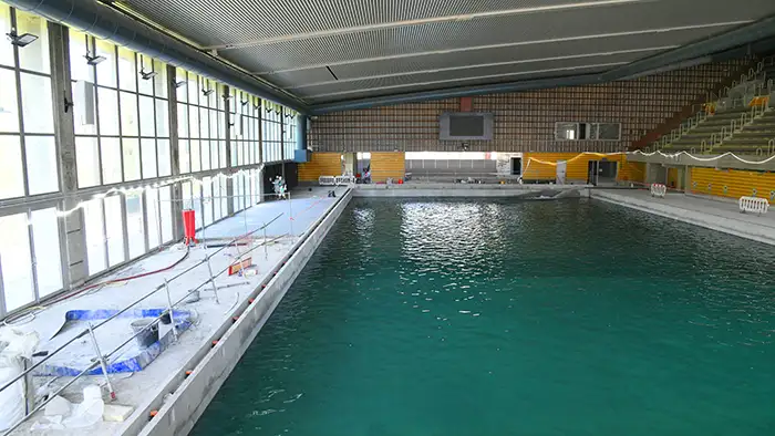 Travaux à la piscine de Vaise